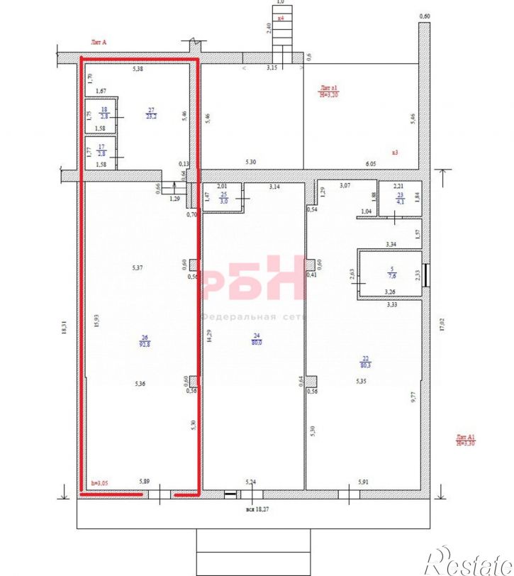 Торговое помещение Локомотивная ул., 106