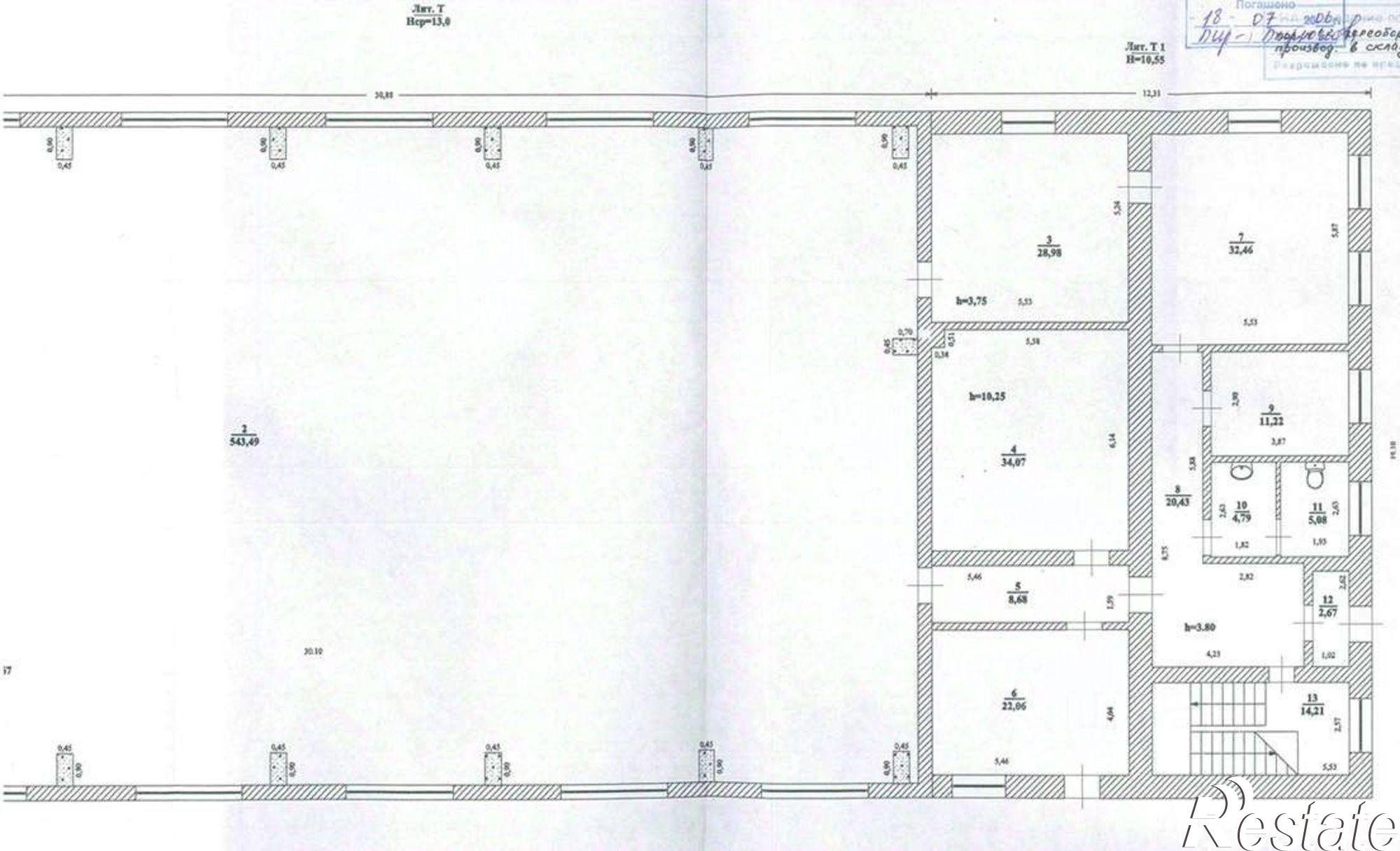 Купить производственную площадь за 3 720 000 рублей на Автозаводская улица
