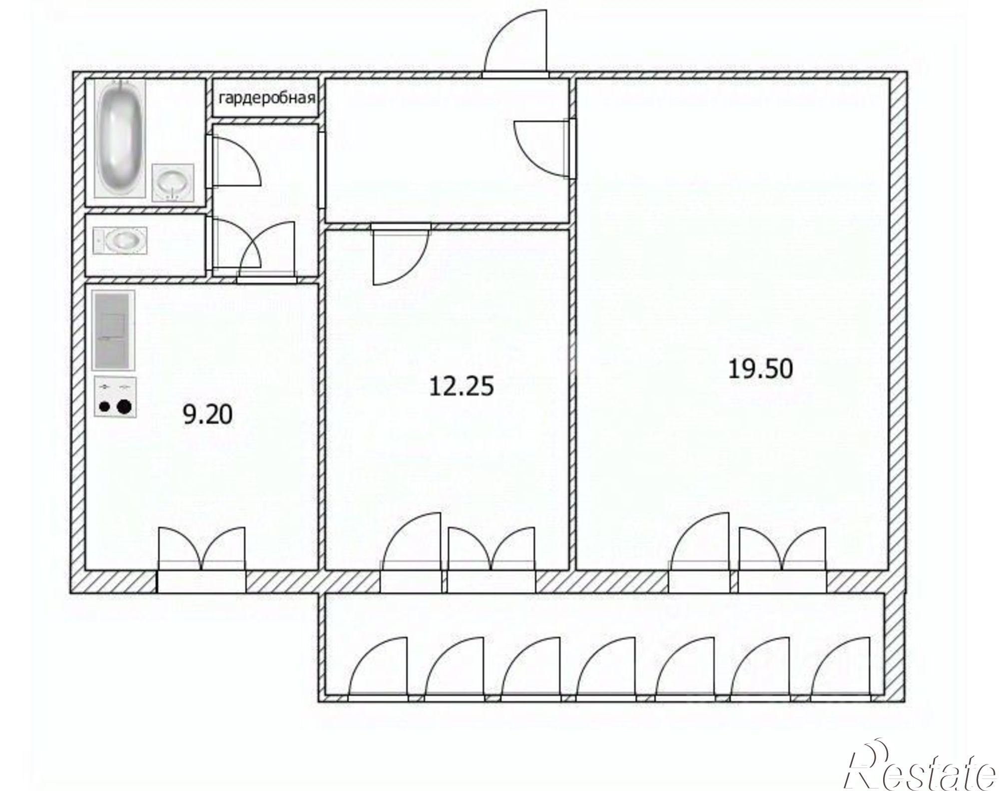 Купить квартиру за 4 490 000 рублей на улица Рябикова, 83