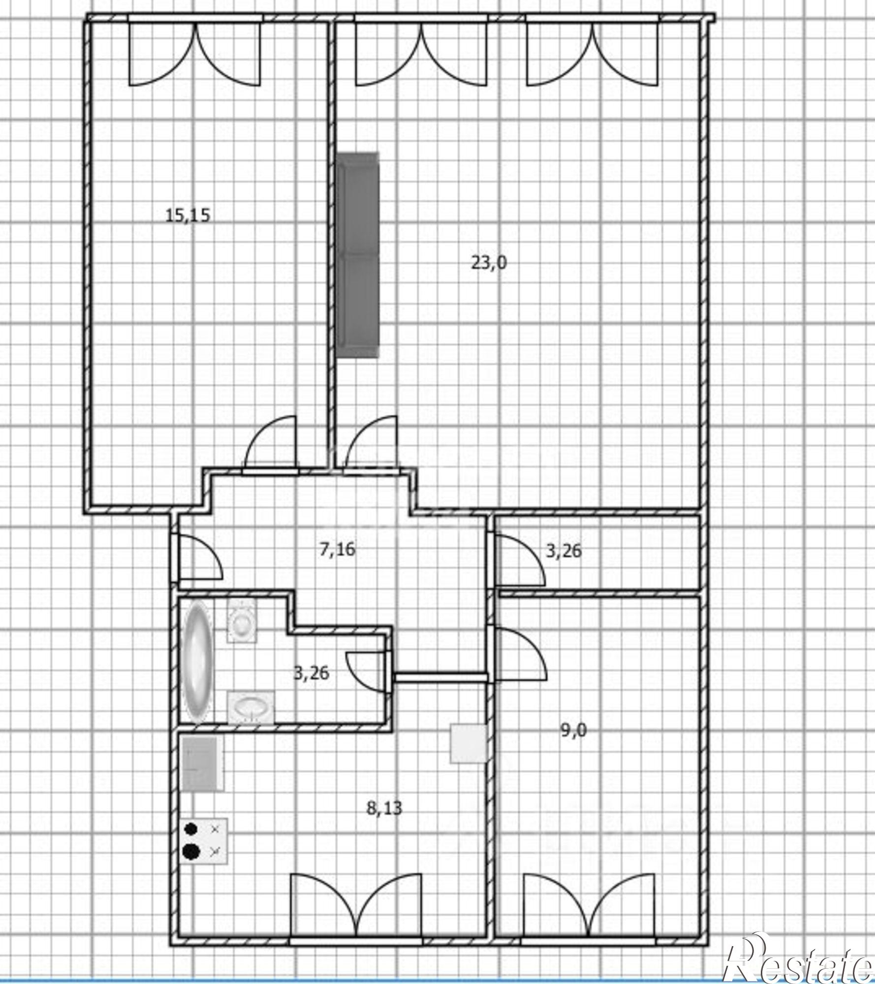 Купить квартиру за 3 200 000 рублей на ул Советской Армии, 7