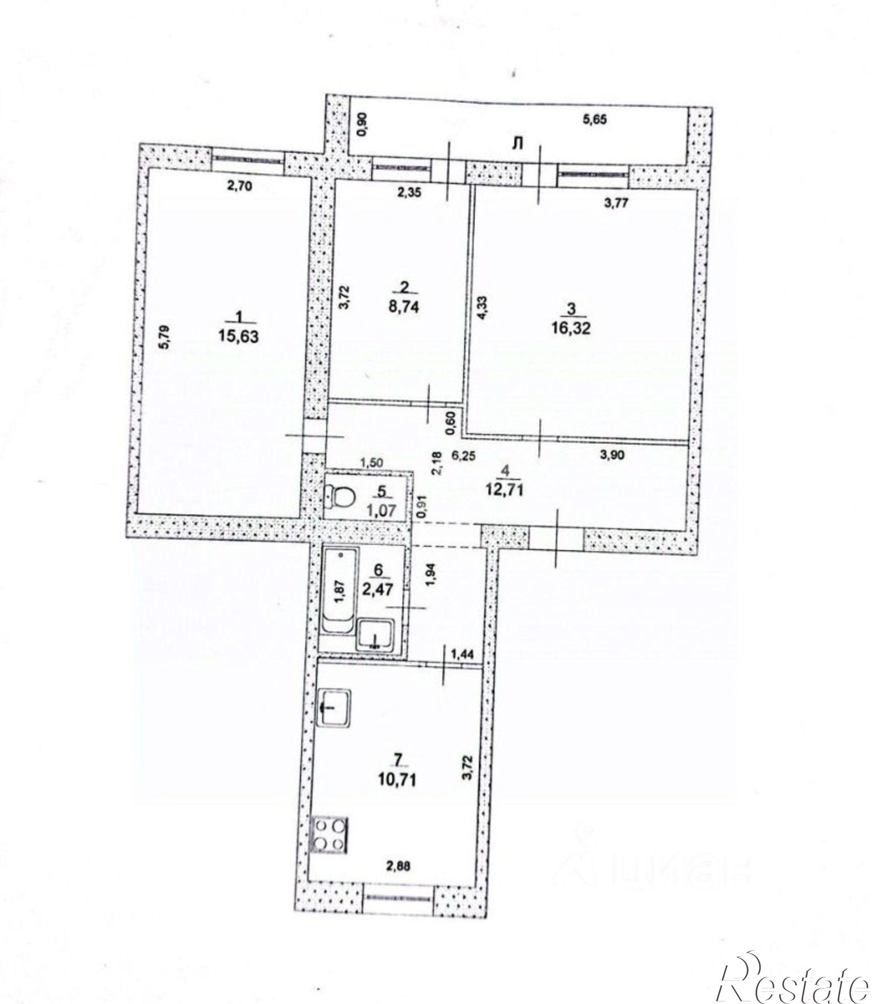 Купить квартиру за 3 600 000 рублей на ул Уютная, 4