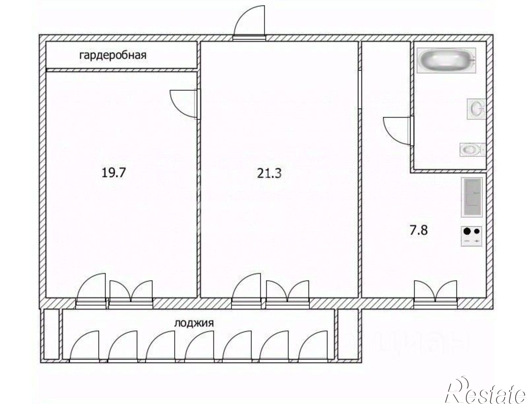 Купить квартиру за 5 995 000 рублей на ул Аблукова, 97