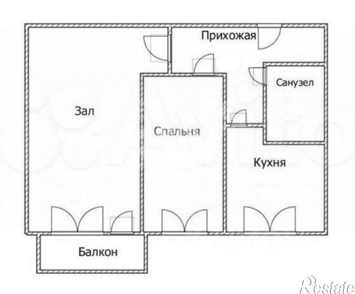 2-комн квартира Симбирская улица, 51,  д. 51