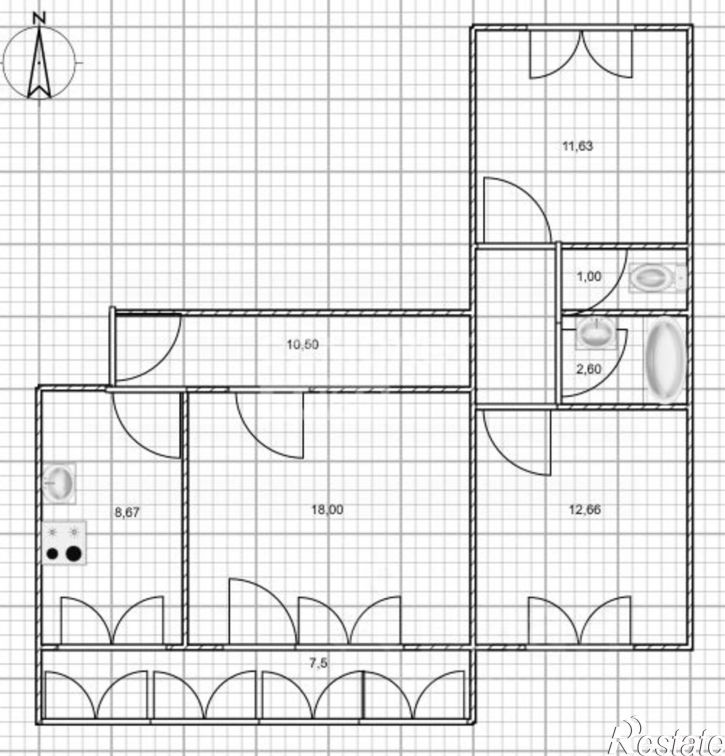 3-комн квартира ул Ульяны Громовой, 2А,  д. 2А