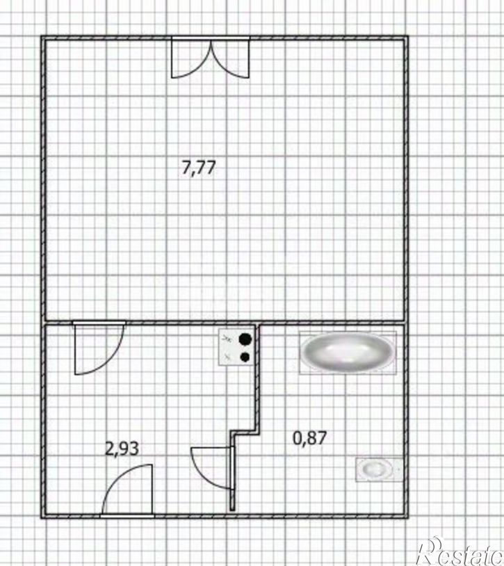 1-комн квартира ул Розы Люксембург, 3,  д. 3
