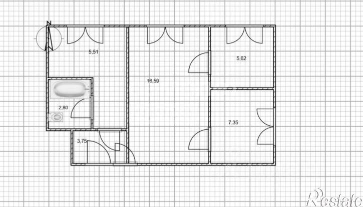 2-комн квартира пр-кт Гая, 101,  д. 101
