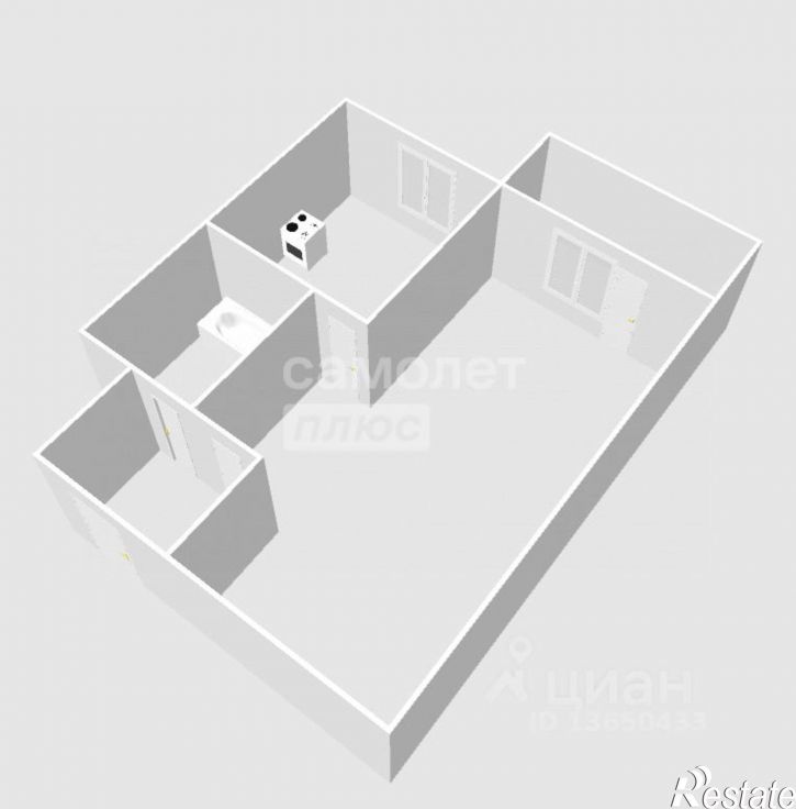 1-комн квартира пер Тимирязева 3-й, 7,  д. 7