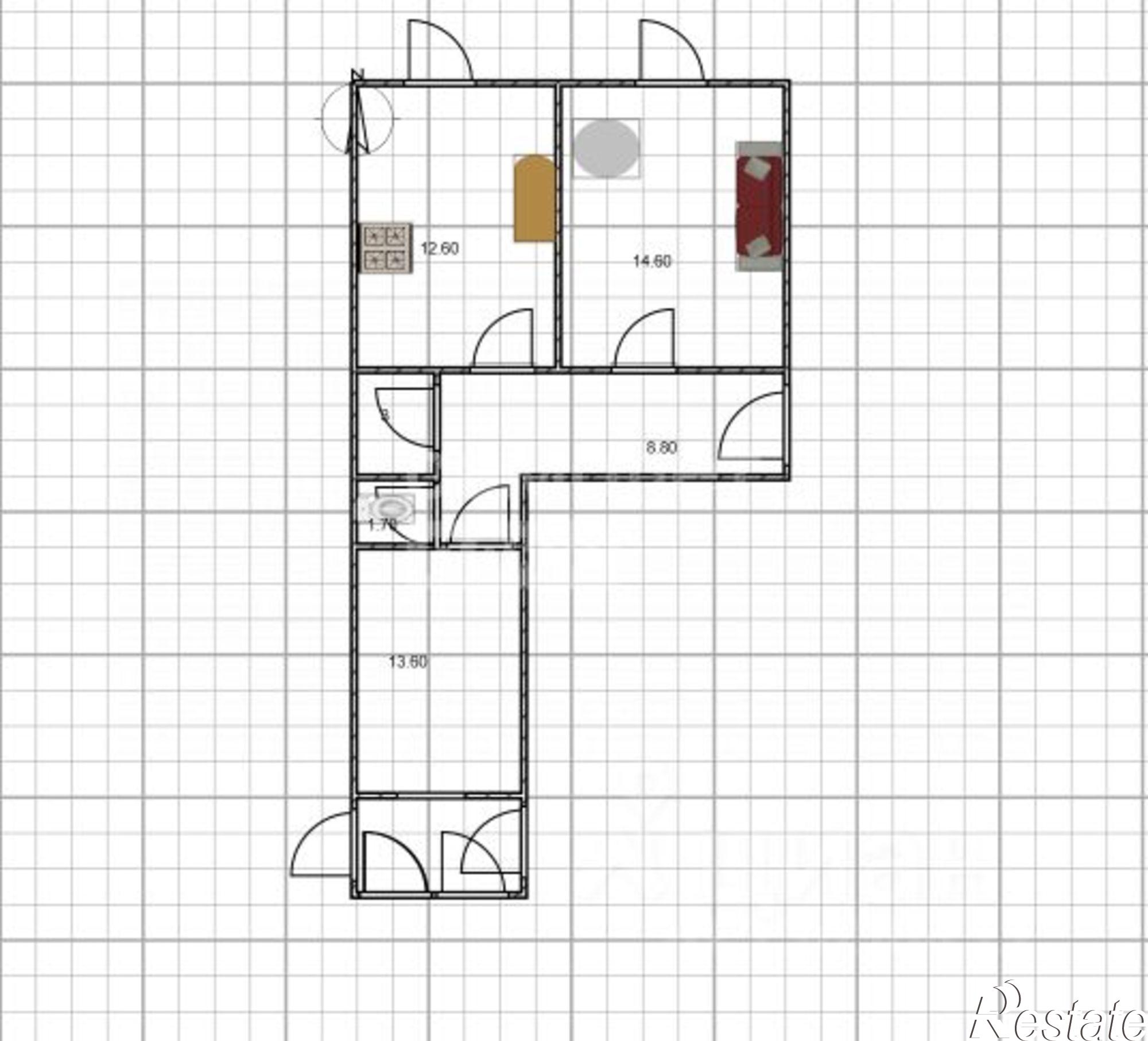 Купить квартиру за 4 680 000 рублей на Камышинская улица, 89Б