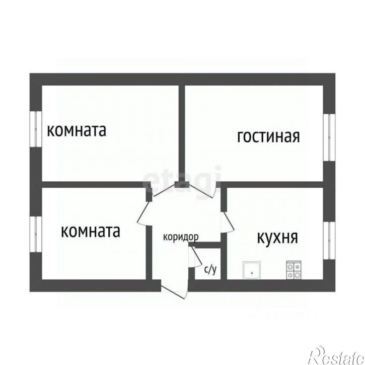 3-комн квартира улица Калнина, 8,  д. 8