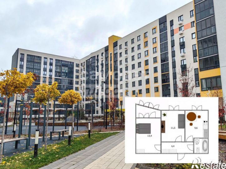 2-комн квартира Юго-Западная улица, 18,  д. 18