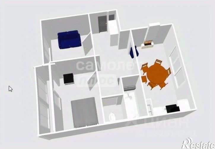 3-комн квартира улица Радищева, 3 к1,  д. 3 к1