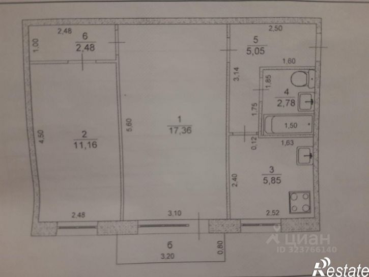 2-комн квартира Октябрьская улица, 59,  д. 59