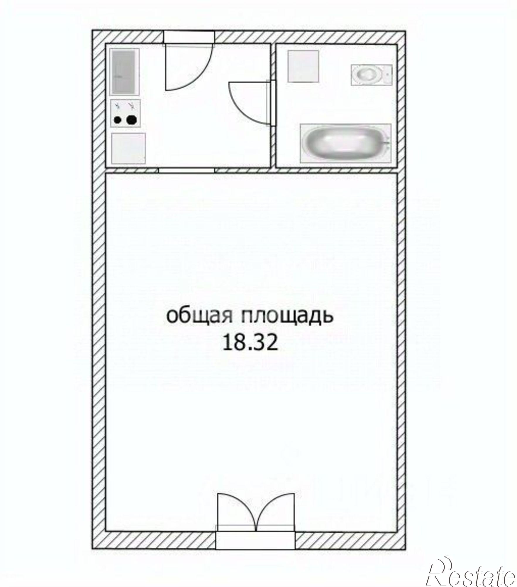 Купить квартиру за 1 350 000 рублей на Локомотивная улица, 3