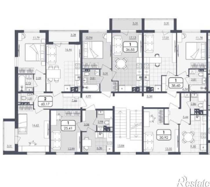 1-комн квартира в новом доме Камышинская улица, 131,  д. 131