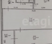 2-комн, 46кв м, этаж 4/5 ул Ватутина, 64