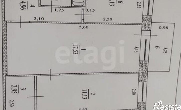 2-комн квартира ул Ватутина, 64,  д. 64