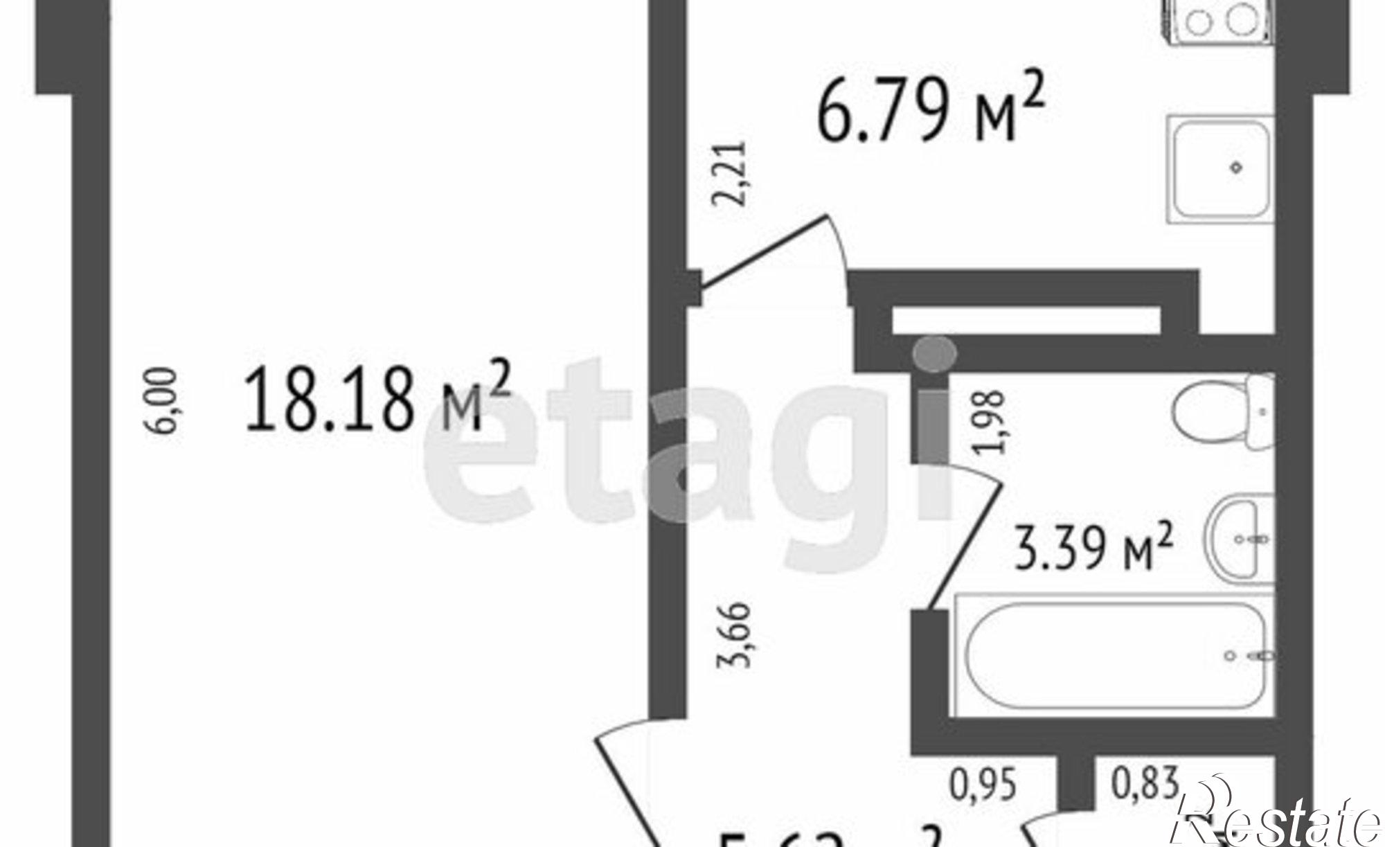 Купить квартиру за 2 800 000 рублей на проспект Созидателей, 50