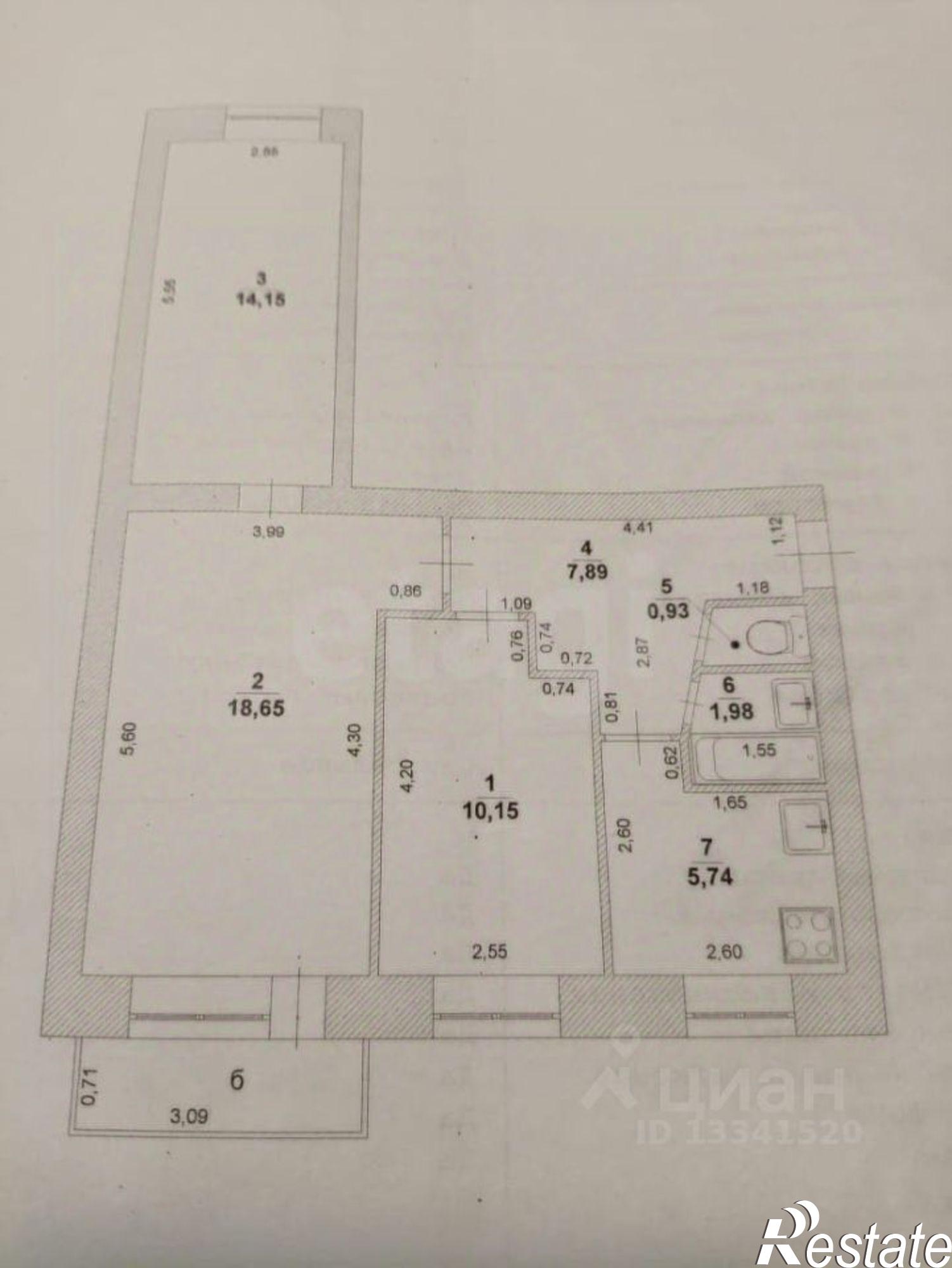 Купить квартиру за 4 200 000 рублей на Кузоватовская улица, 21