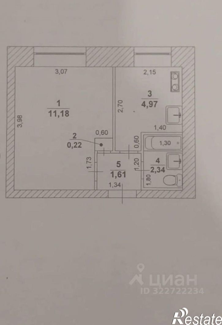 1-комн квартира улица Пушкарёва, 74,  д. 74