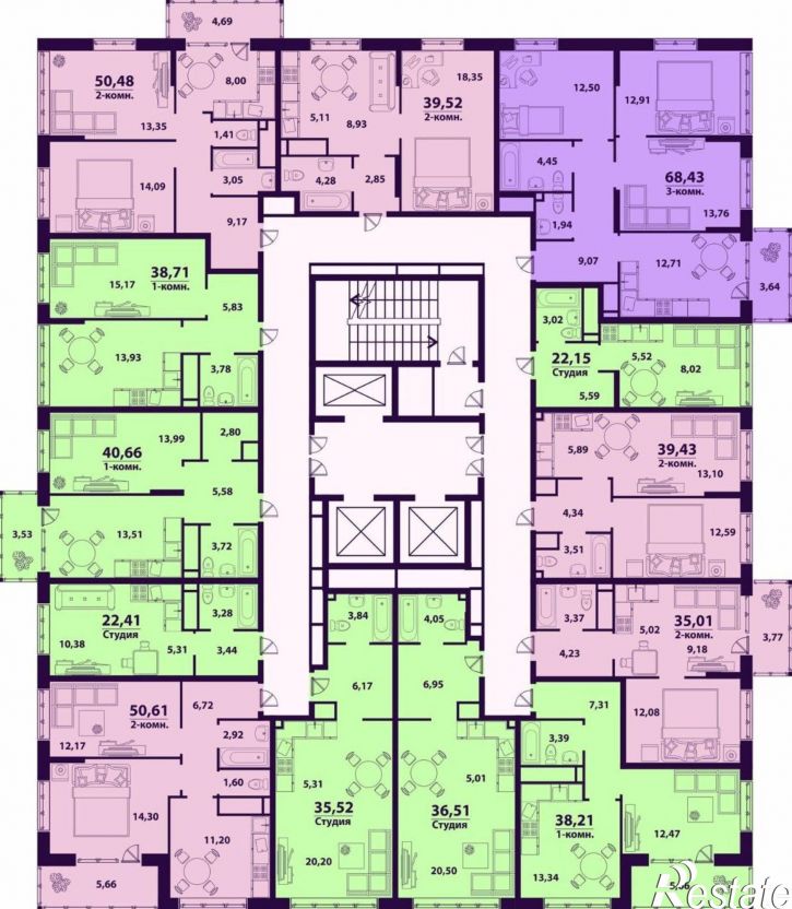1-комн квартира в новом доме Сиреневый проезд