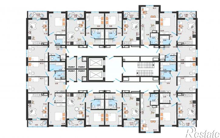 2-комн квартира в новом доме проспект Академика Филатова