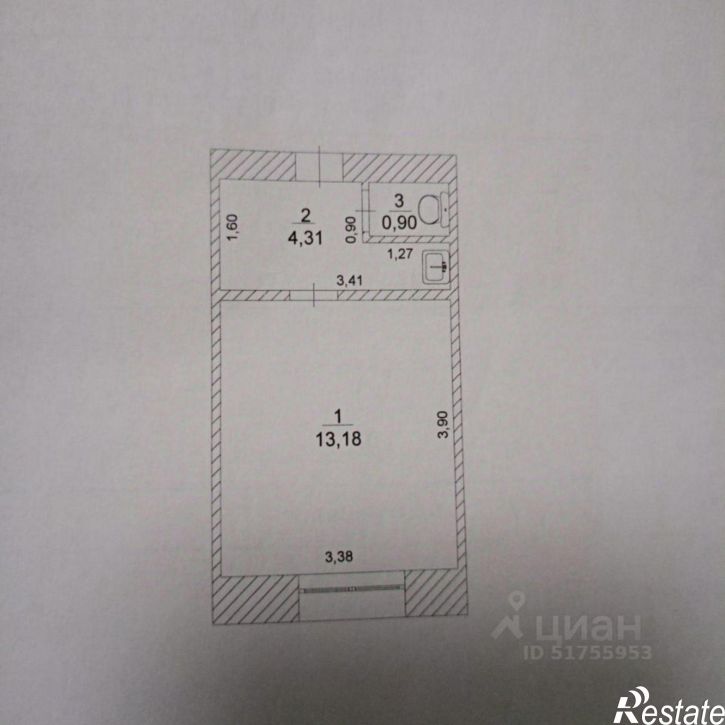 1-комн квартира ул Розы Люксембург, 5,  д. 5