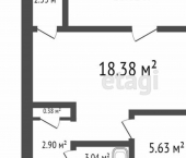 2-комн, 53кв м, этаж 5/10 проспект Академика Филатова, 13