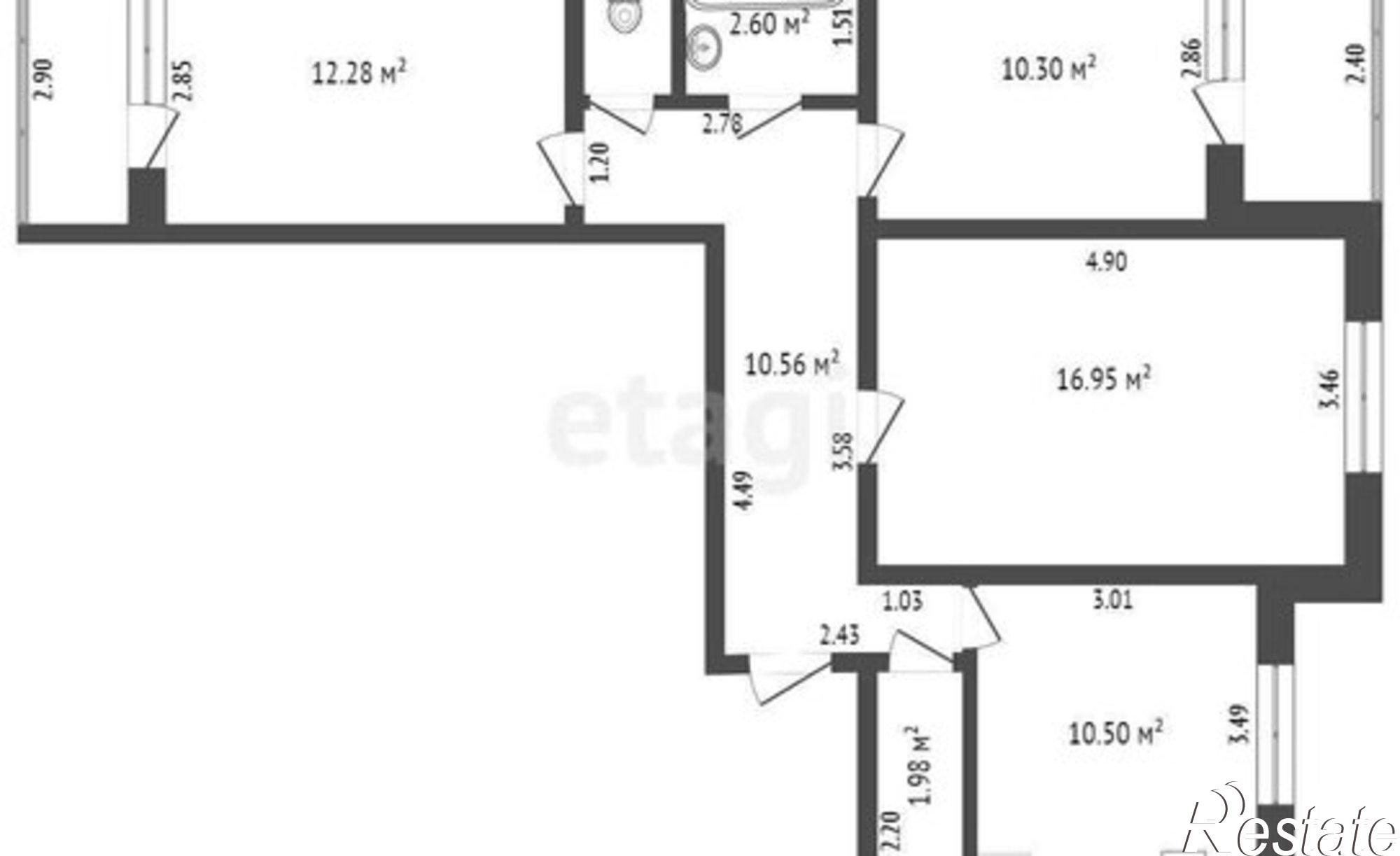 Купить квартиру за 4 200 000 рублей на Новосондецкий бульвар, 12
