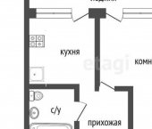1-комн, 39кв м, этаж 1/10 улица Варейкиса, 16А