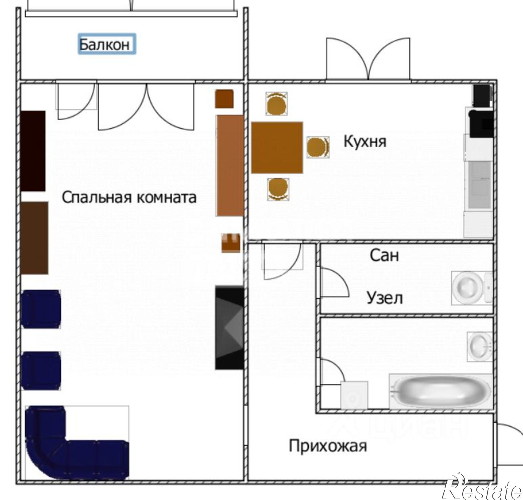 Купить квартиру за 2 250 000 рублей на Локомотивная улица, 201