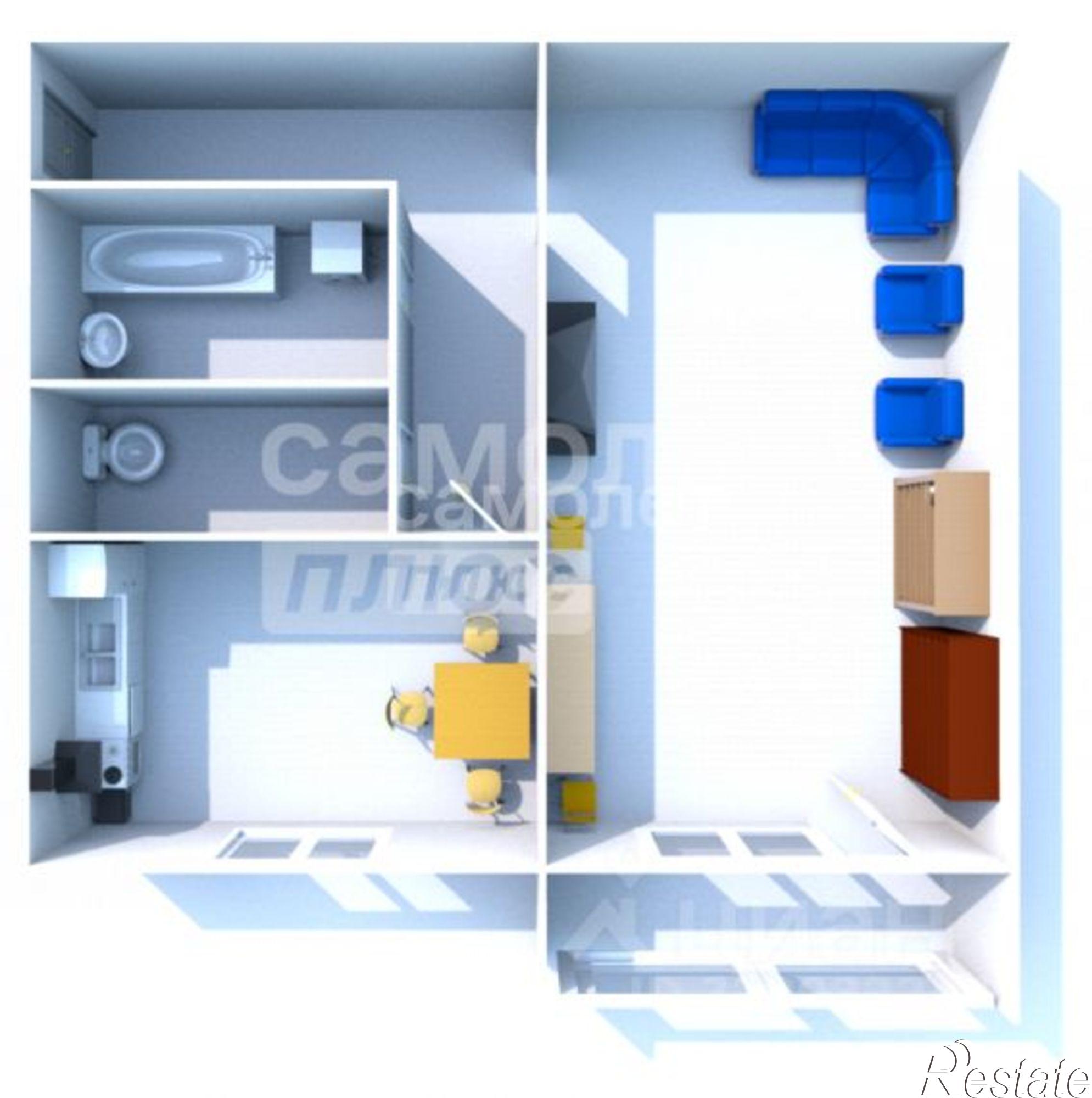 Купить квартиру за 2 250 000 рублей на Локомотивная улица, 201