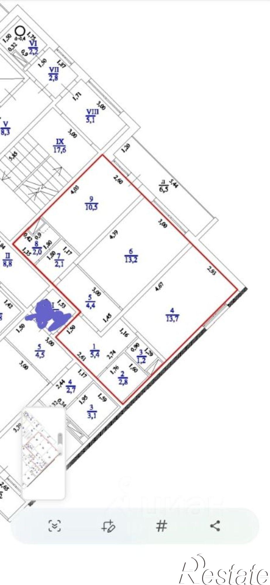 Купить квартиру за 4 650 000 рублей на проспект Маршала Устинова, 25