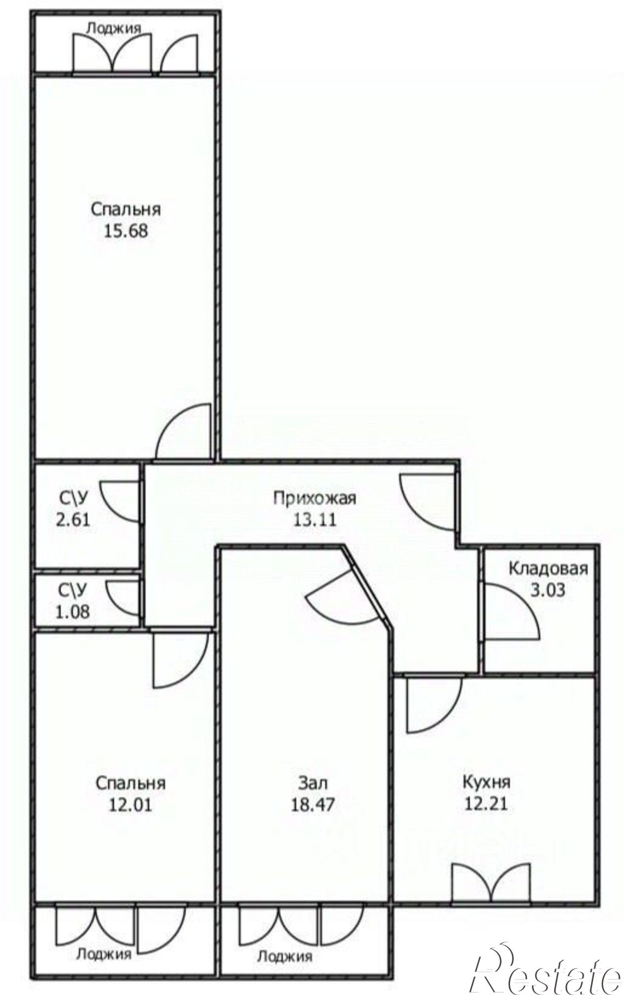 Купить квартиру за 8 300 000 рублей на улица Кролюницкого, 20