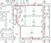 2-комн, 62кв м, этаж 9/12 Красноармейская улица, 67