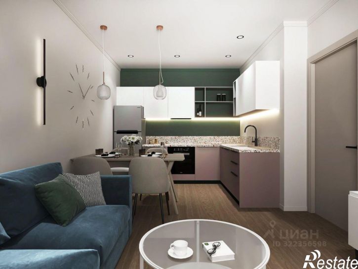 2-комн квартира в новом доме улица Александра Невского, 2Ж к5,  д. 2Ж к5