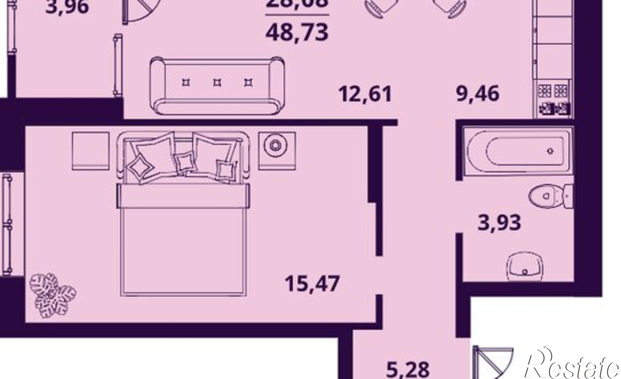 Купить квартиру за 5 116 650 рублей на улица Врача Михайлова, 7
