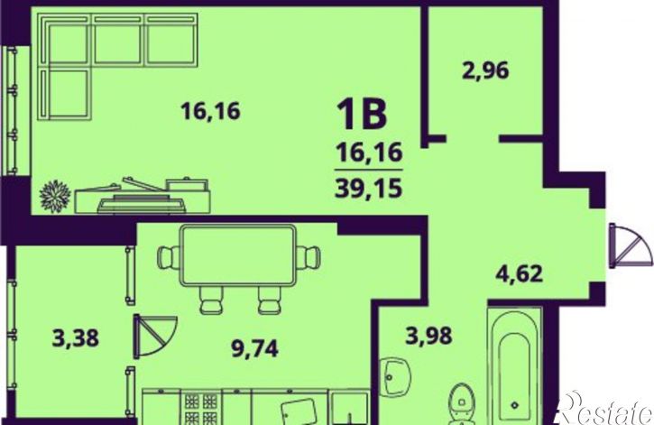 1-комн квартира ул Народного учителя Латышева, 7,  д. 7