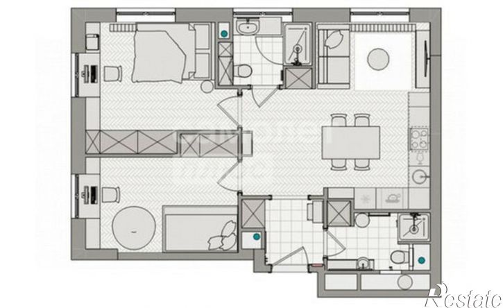 2-комн квартира ул Александра Невского, 2И,  д. 2И