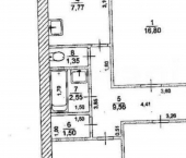3-комн, 59кв м, этаж 3/5 ул Рябикова, 67