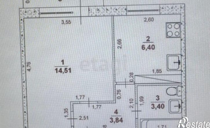 1-комн квартира ул Ефремова, 129,  д. 129