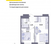 1-комн, 37 кв м, этаж 12/13 ул Юго-Западная, 19