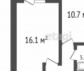 1-комн, 36кв м, этаж 2/9 ул Юго-Западная, 9