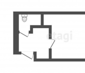 1-комн, 17кв м, этаж 3/5 улица Лихачёва, 2А