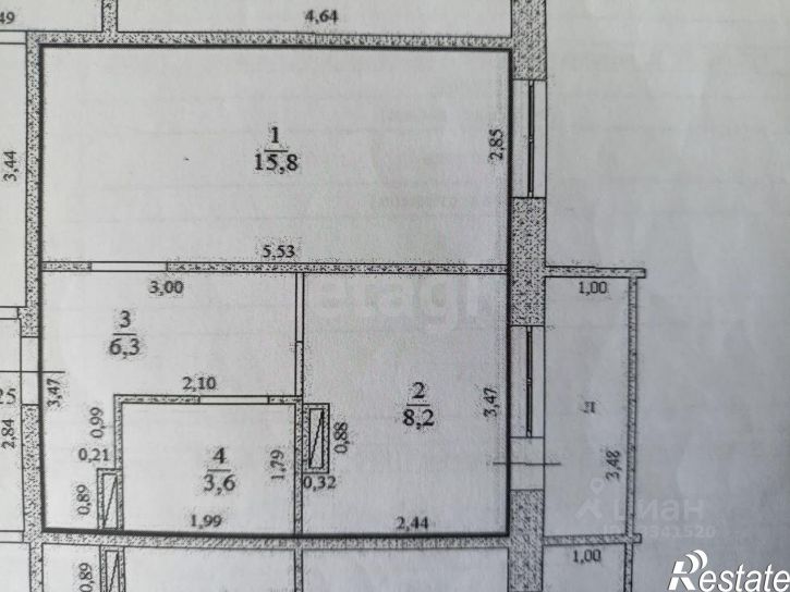 1-комн квартира бульвар Архитекторов, 13,  д. 13