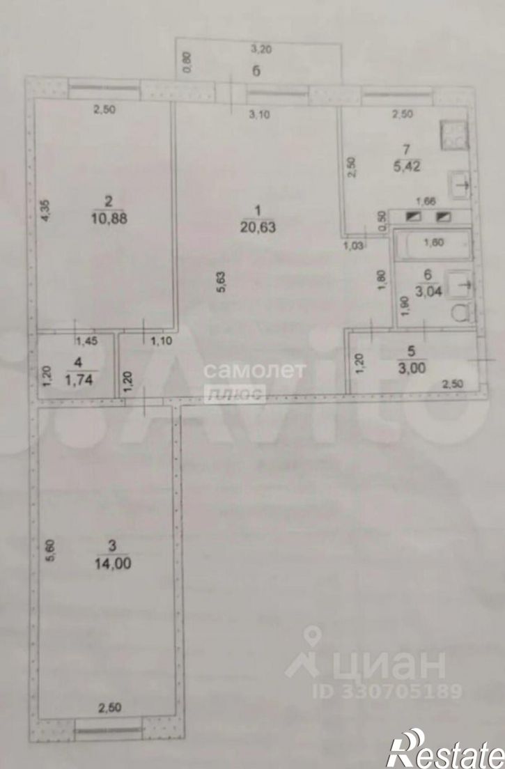 3-комн квартира ул Кузоватовская, 35,  д. 35