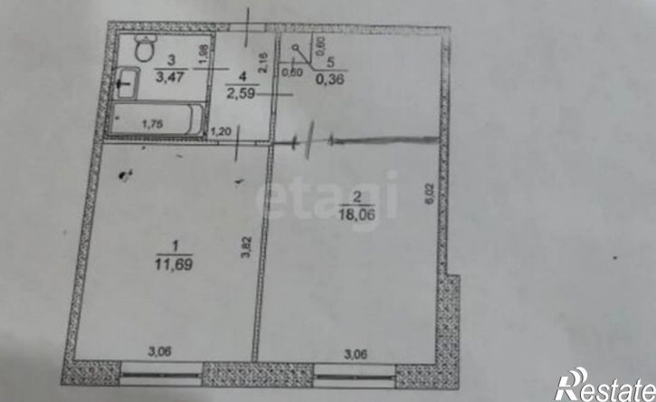 2-комн квартира Верхнеполевая улица, 19,  д. 19