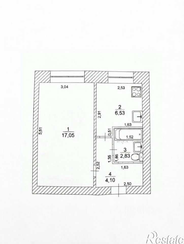 1-комн квартира улица Карла Либкнехта, 30,  д. 30
