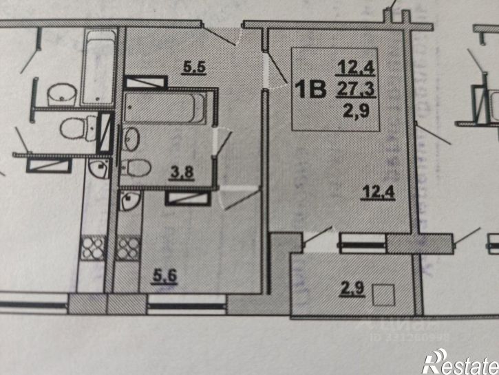 1-комн квартира ул Автозаводская, 28,  д. 28