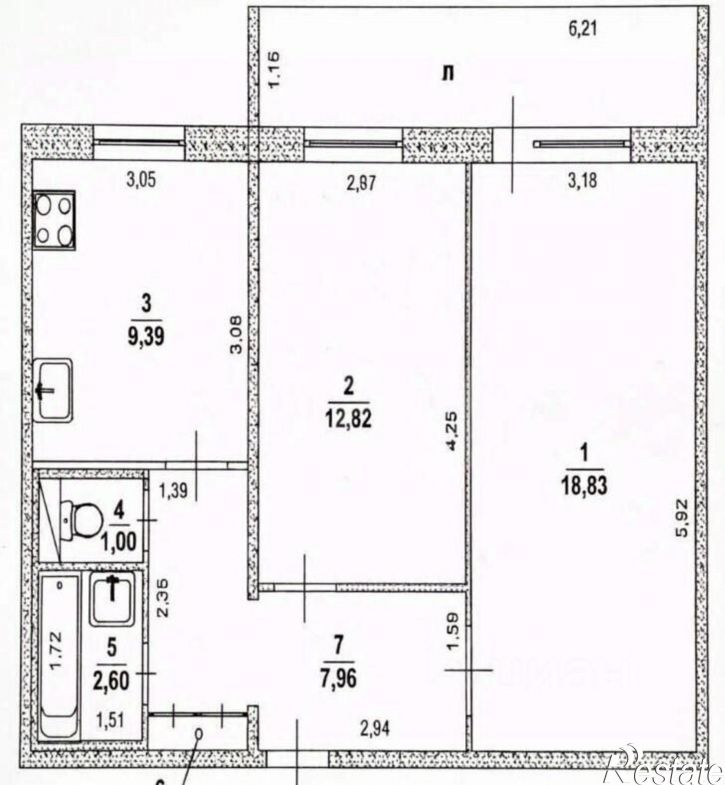 2-комн квартира улица Ульяны Громовой, 6,  д. 6