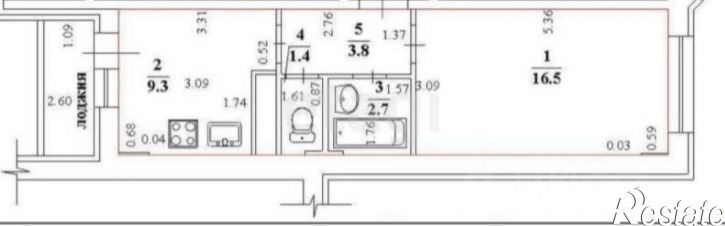 1-комн квартира ул Автомобилистов, 7А,  д. 7А